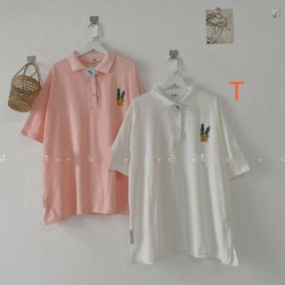 Áo Polo chậu 2 cây xương rồng