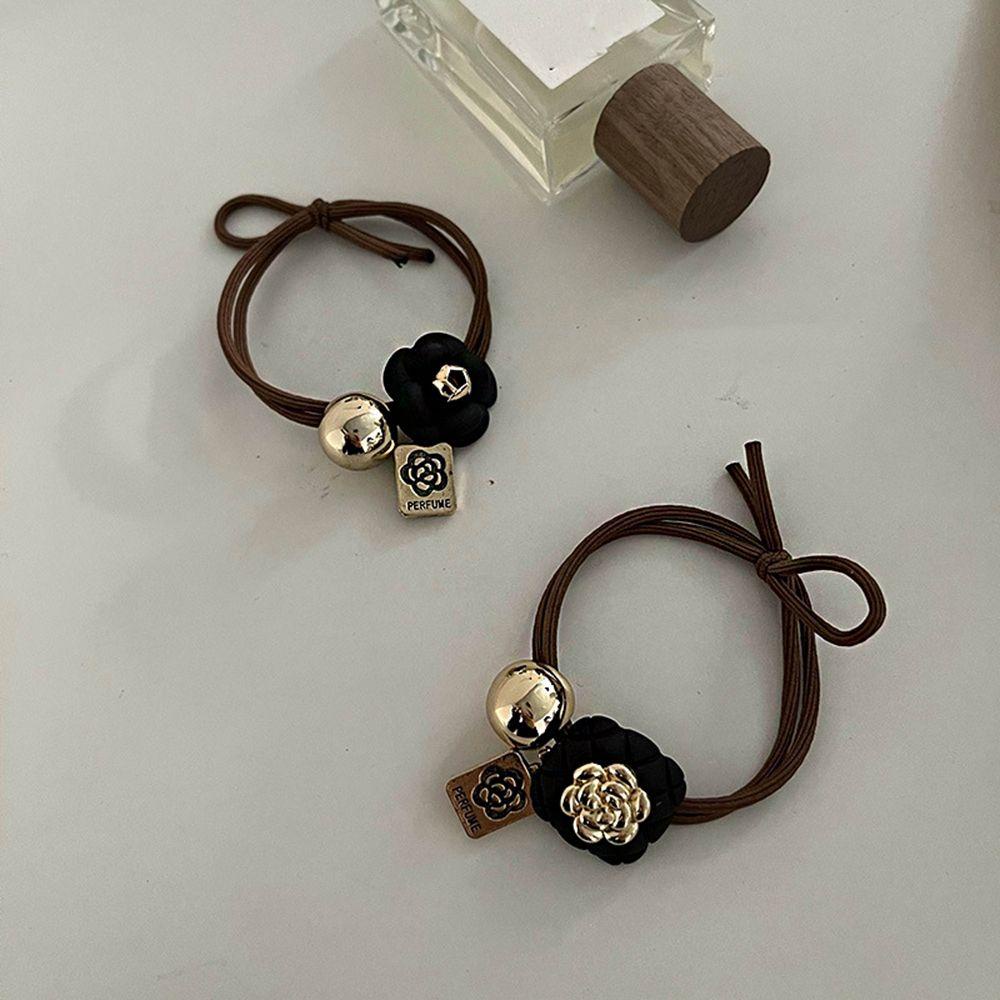 Dây Cột Tóc Cao Su Đính Nơ Cỡ Nhỏ Phong Cách Hàn Quốc Dễ Thương WMES15H