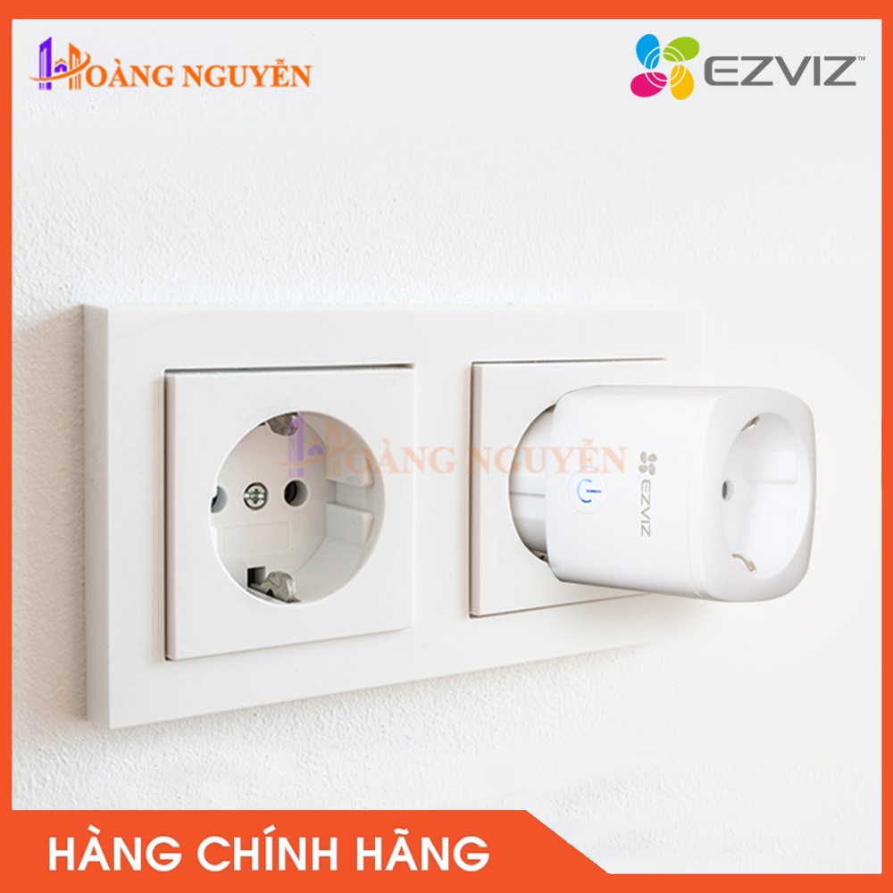 [NHÀ PHÂN PHỐI] Ổ cắm thông minh T30A-10A-EU EZVIZ - Chức Năng Bật, Tắt Từ Xa, Có Thể Điều Chỉnh Độ Sáng Đèn Chỉ Thị