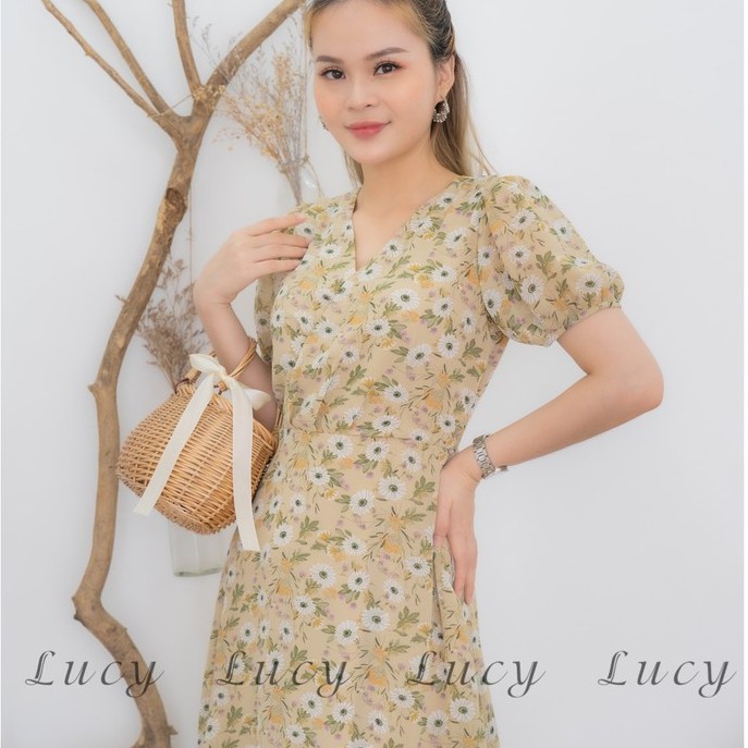 Đầm voan nữ dáng xoè mã Fishy 1414 Váy Lucy