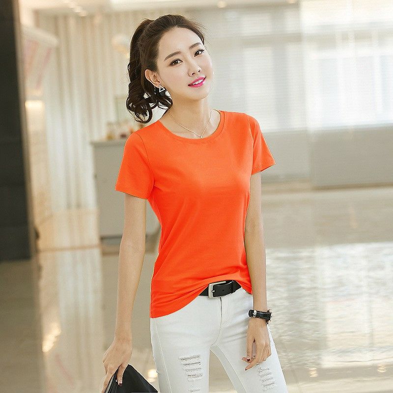 áo thun trơn cổ tròn dễ mặc