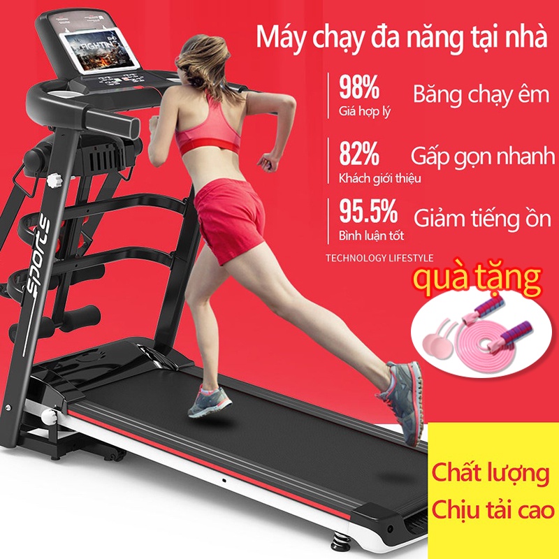 SPM7 Máy chạy bộ điện động đa chức năng có thể gấp gọn giảm cân thon gọn máy chạy gym tại nhà giữ dáng topsmarket898