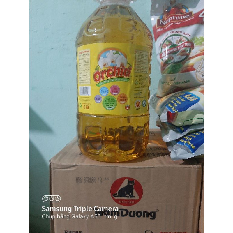 Dầu ăn thực vật orchid 5lit