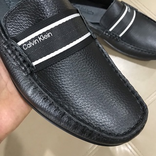 Giầy Da Lười Nam Giầy Mọi Giầy Mô Ca Da Thật