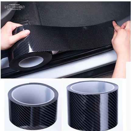 [Mã LIFEAUMAY giảm 10% tối đa 30k đơn 150k] Băng Keo Nano Vân Carbon Bóng Phủ Acrylic Chống Trầy Xước Xe