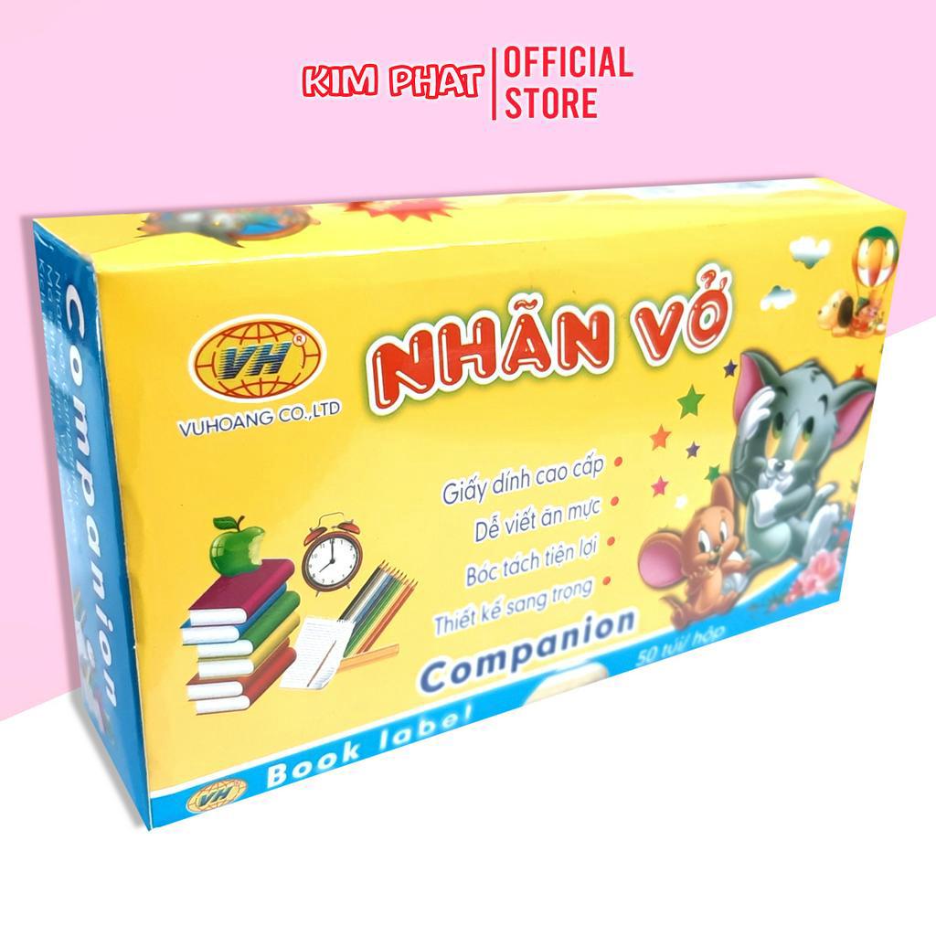 Túi 12 Nhãn Vở VH Có Decal tự dính