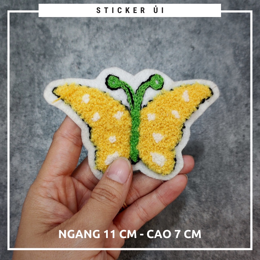 Sticker ủi áo hoa thêu cao cấp - DÙNG LÀM BÔNG CÀI ÁO HAY HÌNH ỦI ÁO TRANG TRÍ VÁY, ĐẦM, ÁO DÀI HOẶC LÀM MIẾNG VÁ ÁO