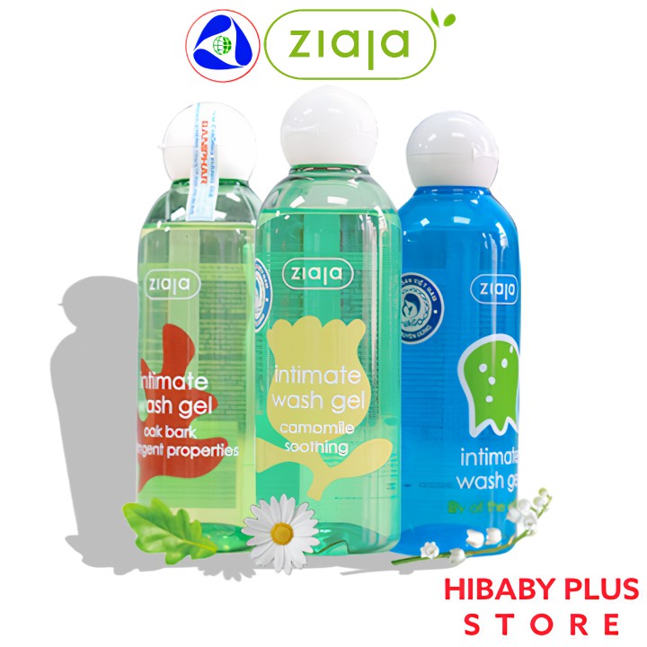 Dung Dịch Vệ Sinh phụ nữ Intima ZIAJA Ba Lan dùng được cho nam, an toàn, da nhạy cảm - mẫu mới 200ml