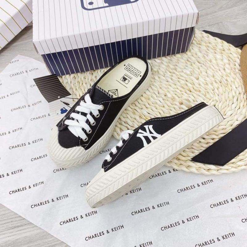 Lo(ẢNH THẬT) Giày Sục Thể Thao Chữ N.Y Chất Xịn Êm Fullbox Hãng Cao Cấp