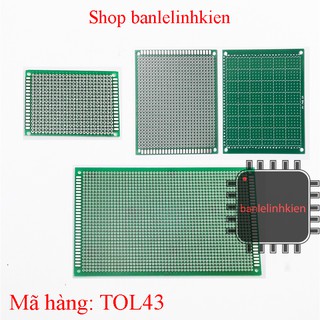 Board thử đục lỗ chất liệu phíp thủy tinh dày 1.6mm các kích thước
