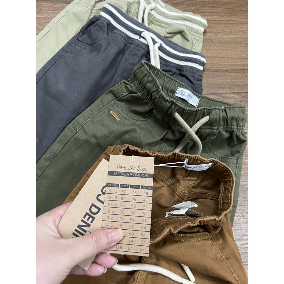 Quần kaki xuất dư cạp chun