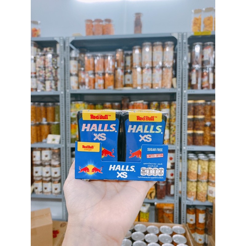 Kẹo ngậm Halls Redbull 1 hộp