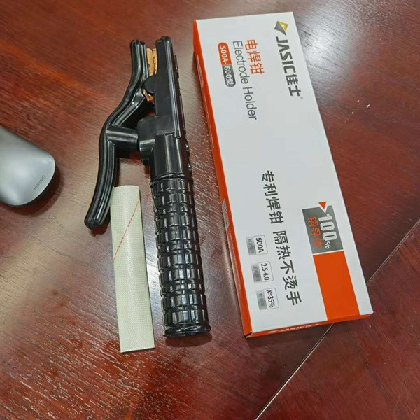 Kìm hàn que 500A đẹp hiệu JASIC Kẹp que hàn
