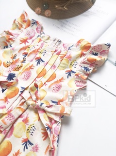 Đầm xếp ly bé gái