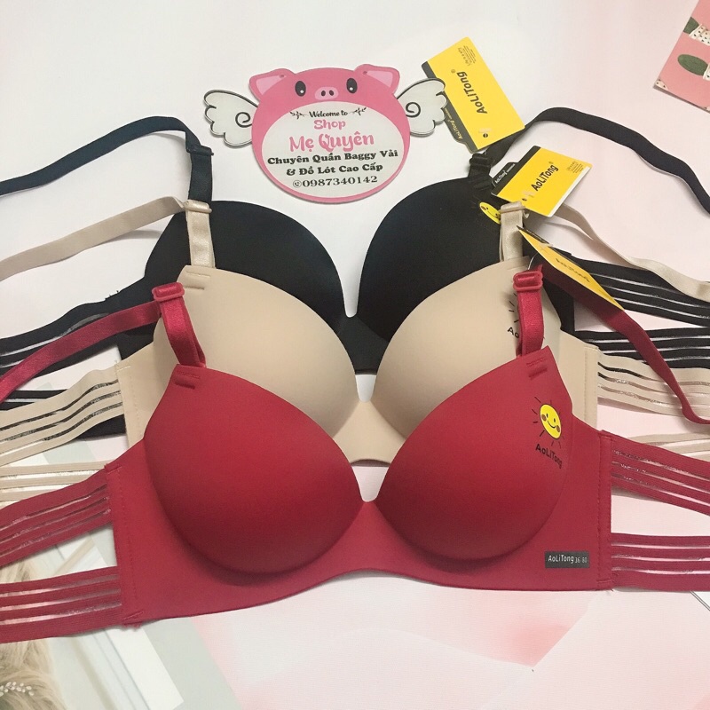 Áo lót nữ su đúc dây lưng kiểu lạ thoáng khí, mút đệm 3cm nâng ngực nhẹ nhàng