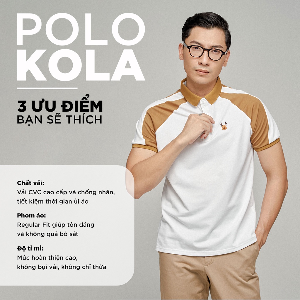 Áo POLO nam cổ bẻ KOLA vải cá sấu Cotton xuất xịn,chuẩn form, sang trọng - thanh lịch - HAPPYHOW