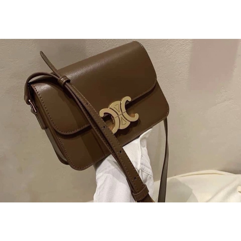 Túi xách vintage túi dây da đeo chéo đeo vai thời trang Hàn quốc