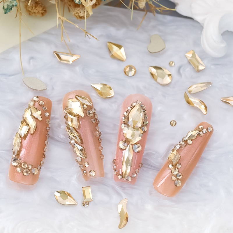 Set 5500 Hạt Cườm Lấp Lánh Trang Trí Móng Nghệ Thuật