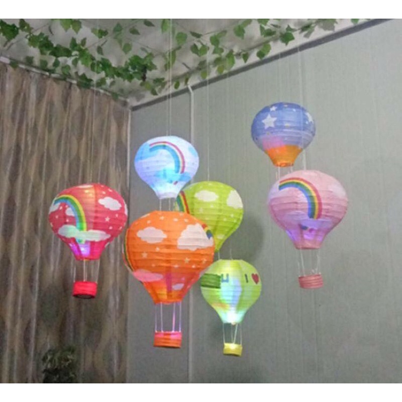 Đèn lồng - khí cầu giấy