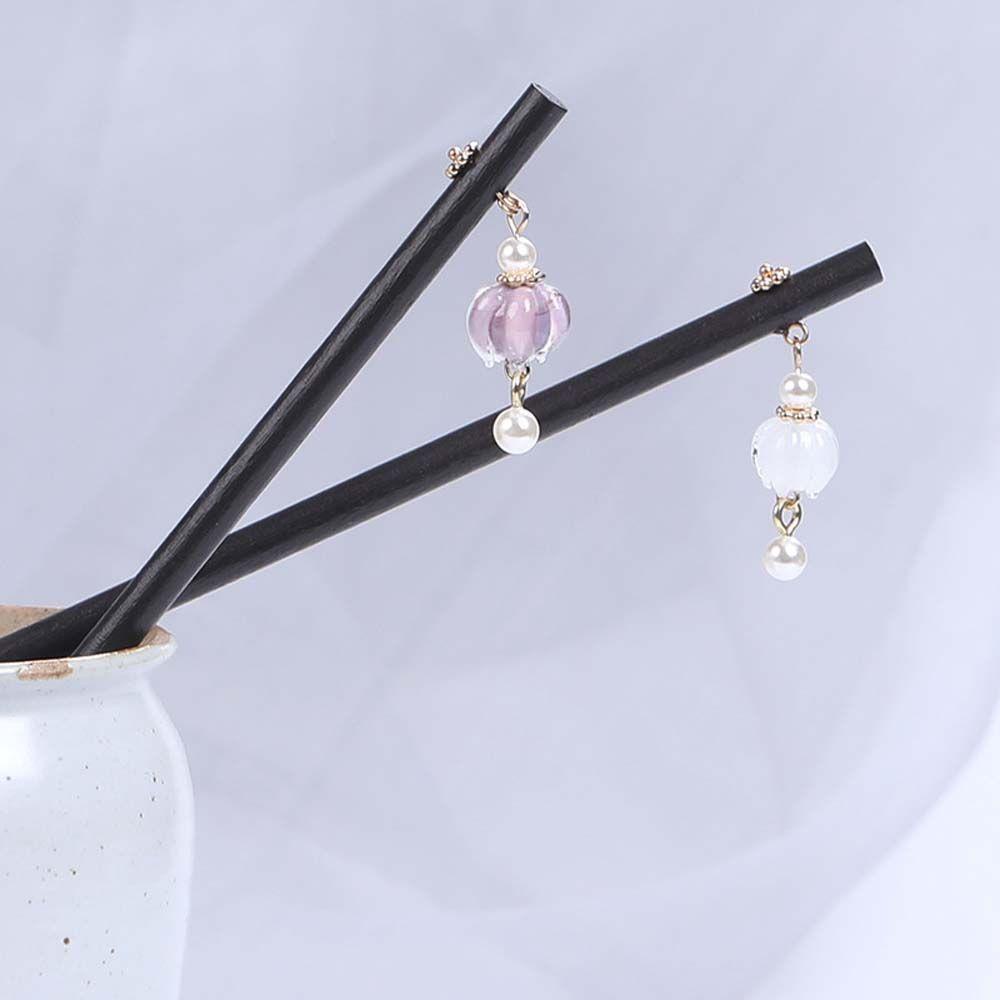 QQMALL Trâm Cài Tóc Bằng Gỗ Phong Cách Cổ Điển Cho Nữ