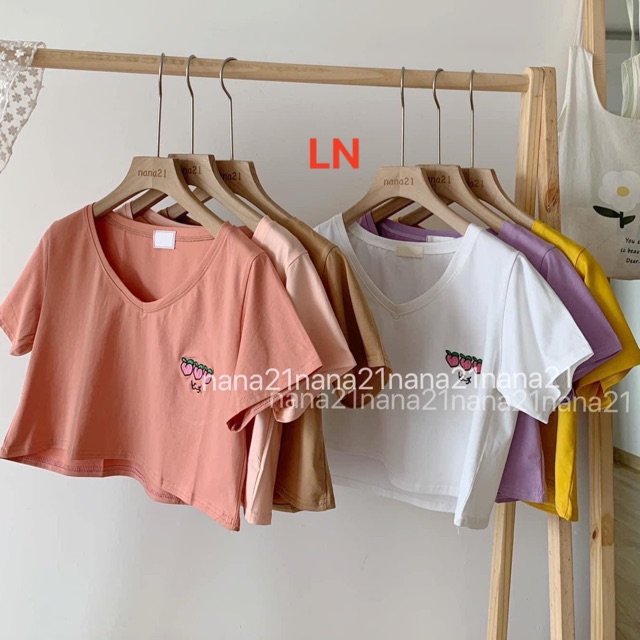 Áo croptop ba quả đào LN12