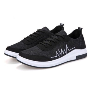 Giày Sneakers Thời Trang đen Giày thể thao nam xả kho