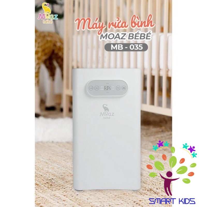 Máy Rửa Bình Sữa Và Tiệt Trùng Sấy Khô Đồ Dùng Cho Bé Moaz Bebe MB-035