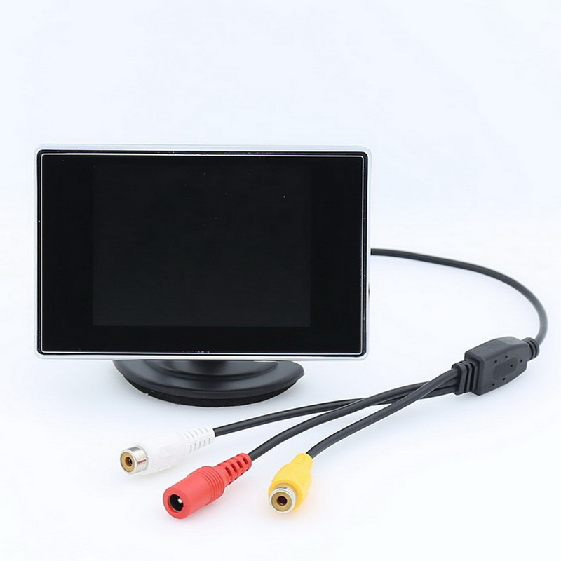 3.5-inch bracket TFT LCD display + 18.5mm perforated non-lamp reversing camera | BigBuy360 - bigbuy360.vn