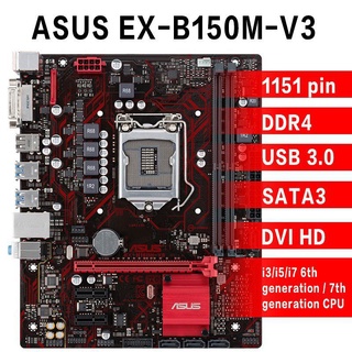 E1A6 ASUS EX-B150M-V3 / ASUS EX-B250M-V5 Desktop Board B150 LGA 1151 DDR4 Core i7 i5 i3 32G USB3.0 Micro ATX Original Us