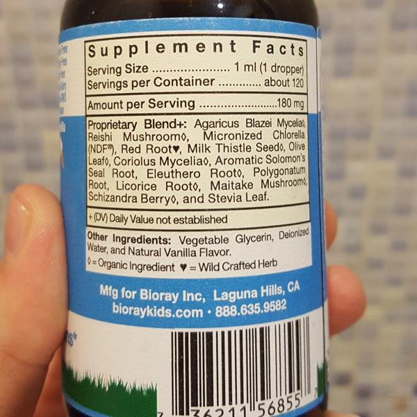 Calm Bioray kids 120ml giảm tăng động, cáu gắt, đào thải độc tố gan