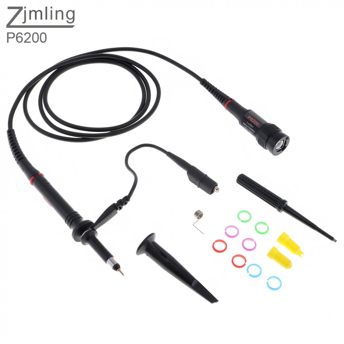 High Voltage Oscilloscope Probe 200V - 600V / 1X & 10X / 200MHz Alligator Clip Test Probe for Electronic Measuring Instruments