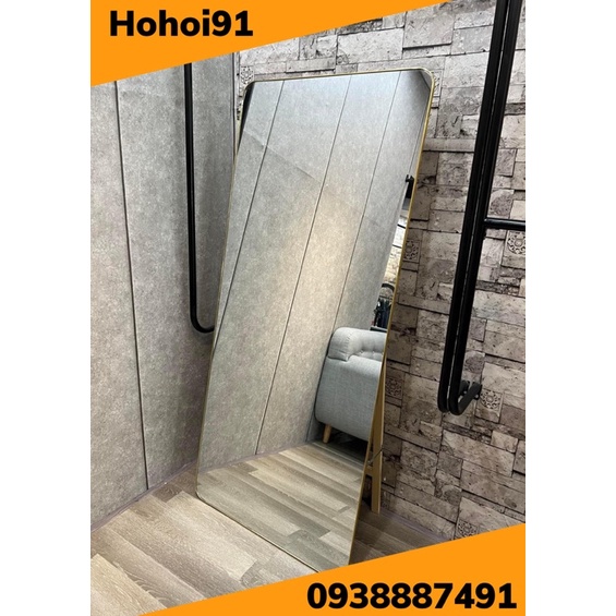 GƯƠNG TRÀN VIỀN MẠ CROM TẶNG KÈM CHÂN 50x1m6