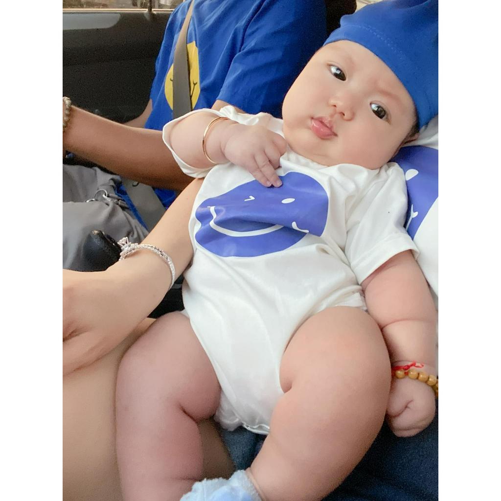 Áo gia đình Familylove - đồ gia đình họa tiết Mặt Cười xinh xắn chất liệu cotton 100% co giãn cao cấp