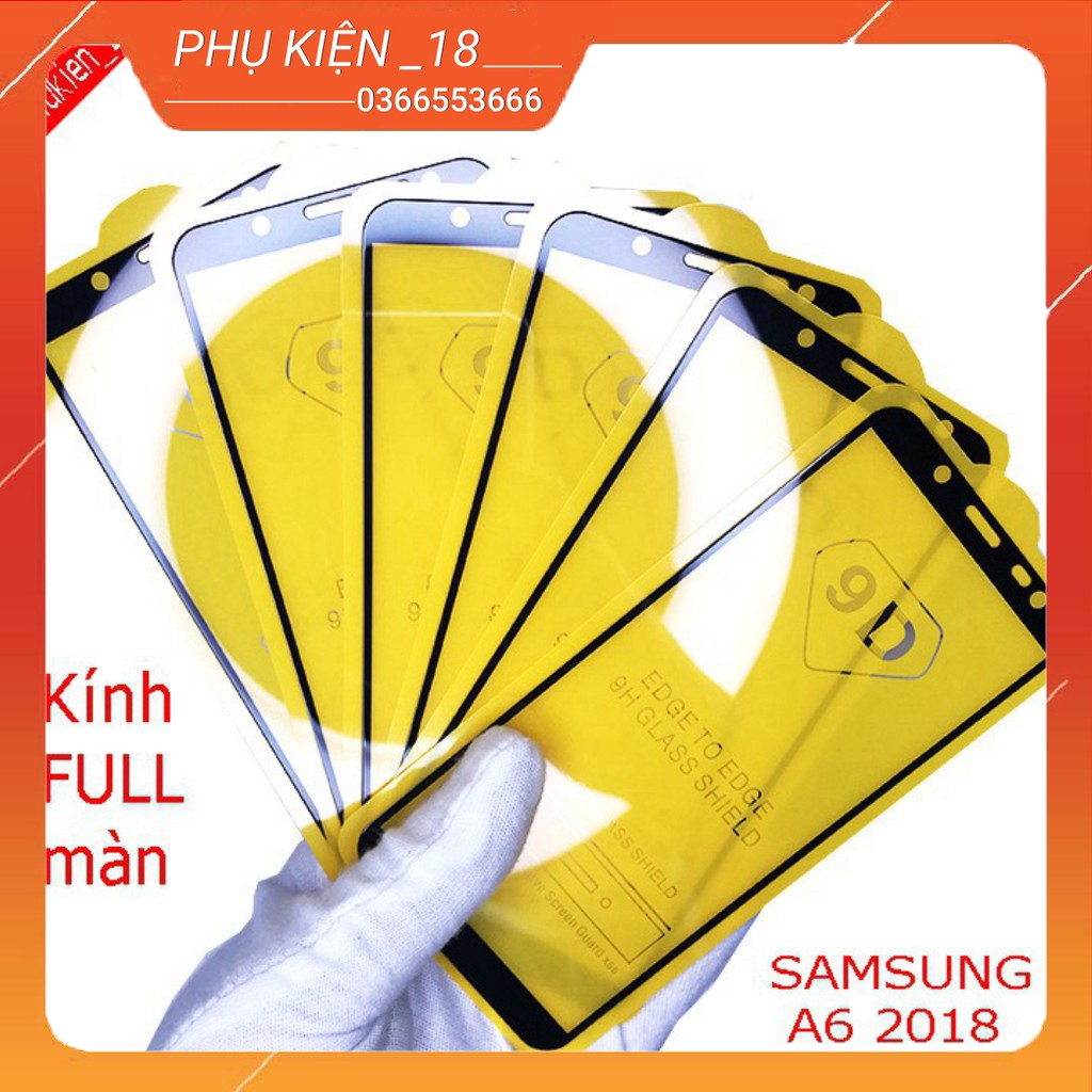 Cường lực SAMSUNG A6 2018,A6 PLUS, A7 2018,A8 2018,A8 PLUS, A9 2018, Tặng kèm giấy lau kính khô và ướt PHUKIEN_29