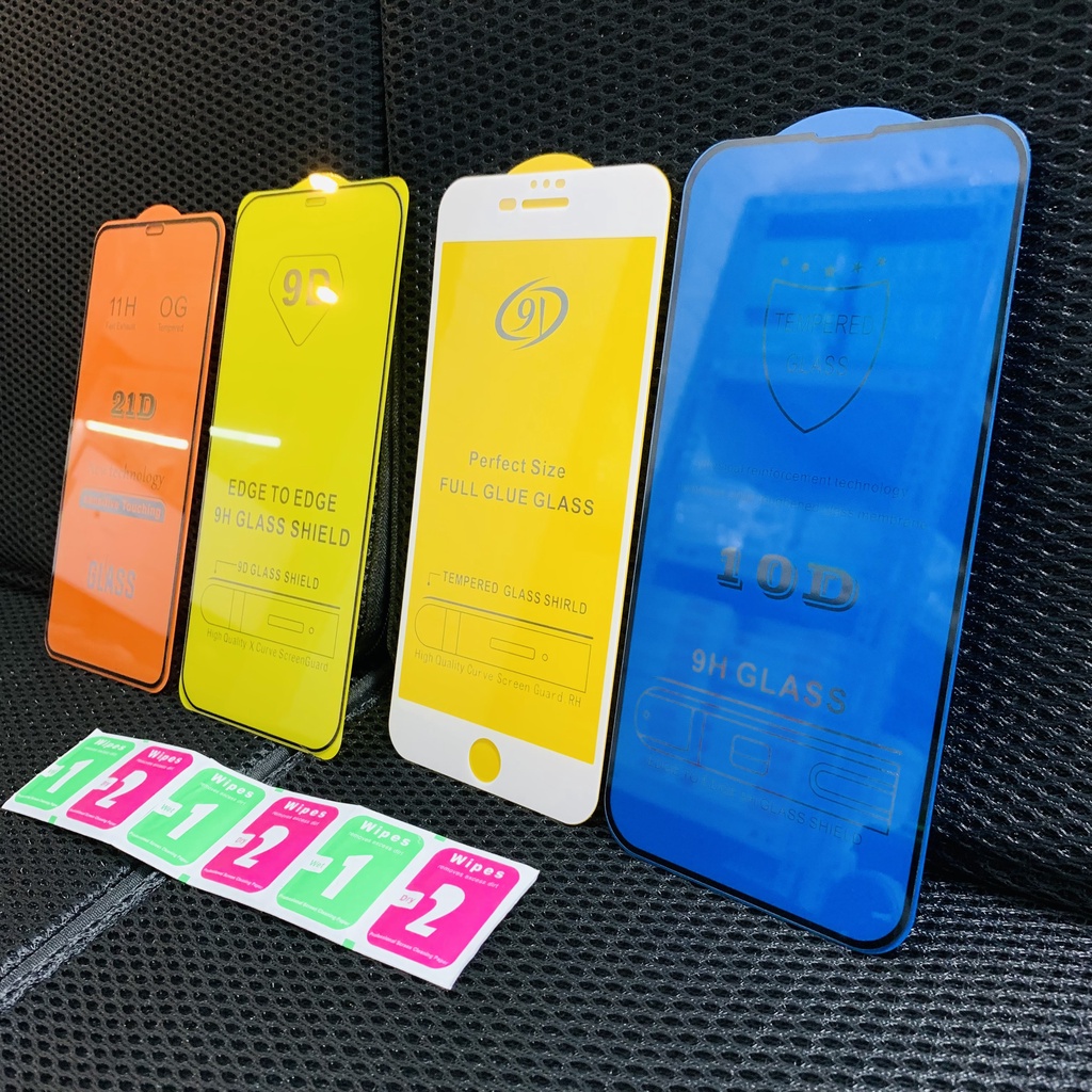 Cường lực Full màn hình cho iphone X Xr Xs 11 12 13 14 pro max/ 6 6s 7 8 plus xsmax mini se 2020