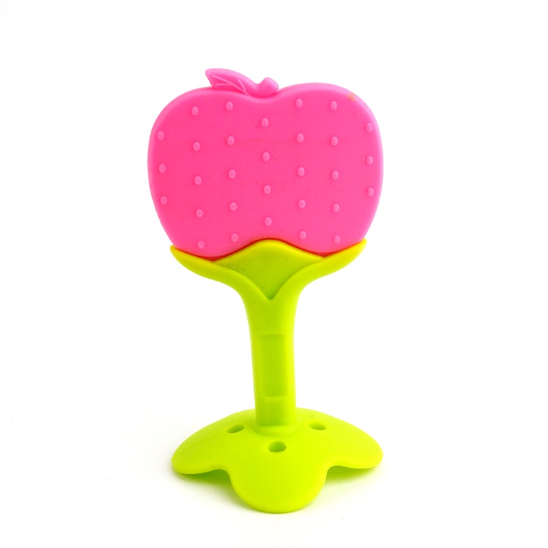 Đồ Chơi Nhai Gặm Hình Trái Cây Bằng Silicone Cấp Thực Phẩm Cho Bé