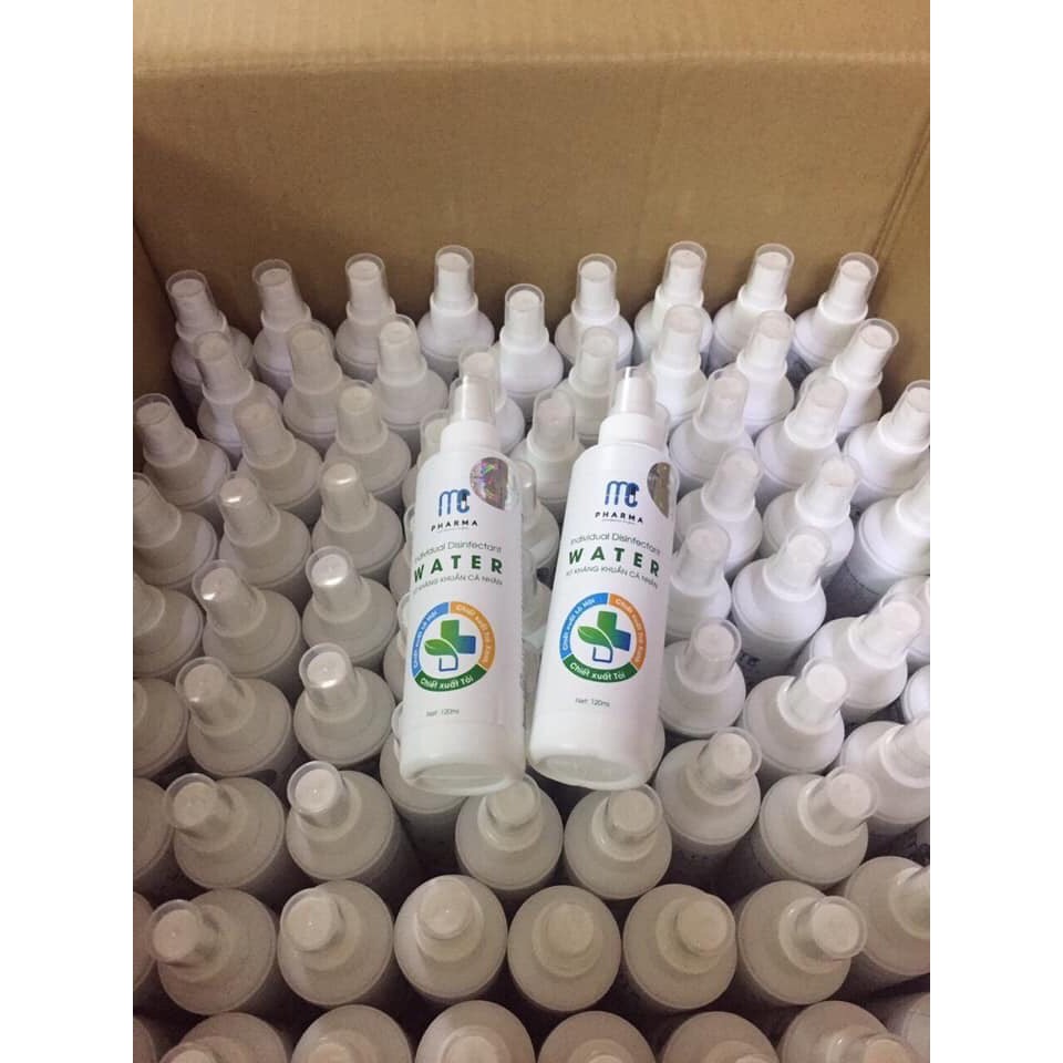 Xịt rửa tay khô Free Ship khử trùng sát khuẩn Pharma 120ml - Có tem chống hàng giả