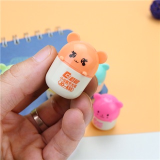Vỉ 6 bút dạ quang hình thú