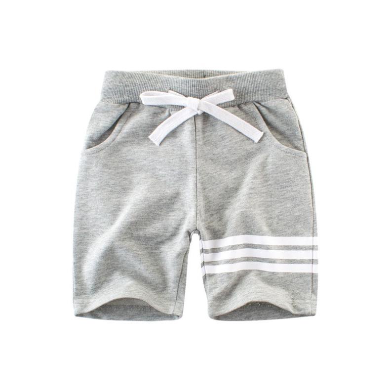 Quần short bé trai 27KIDS  quần thun cho bé họa tiết thể thao chất cotton hàng xuất Âu Mỹ QATE 567