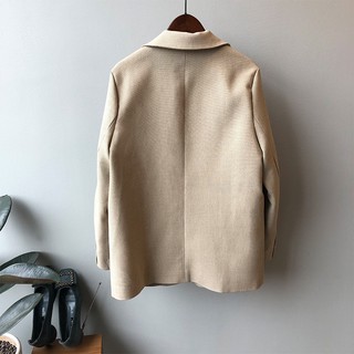 [ Ảnh Thật Có Sẵn ] Blazer Kẻ nhỏ, blazer cao cấp, Vest kẻ trơn