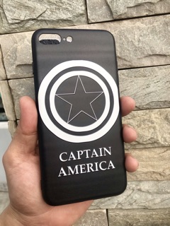 Ốp lưng captain in nổi 4d