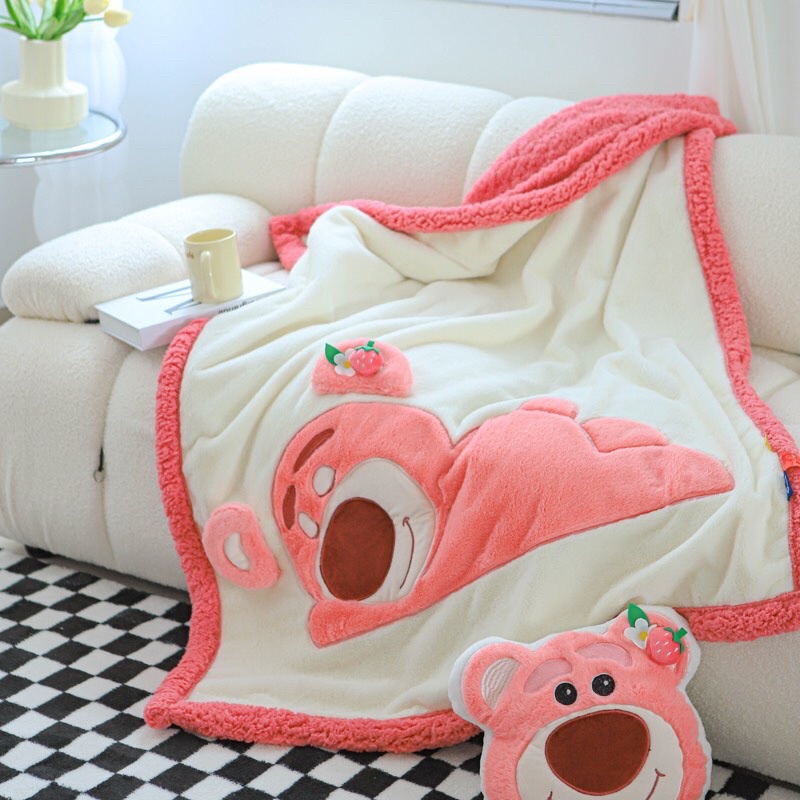 chăn cừu DISNEY ấm áp mềm mịn,Chăn mền cừu dành cho bé krmt 120x150
