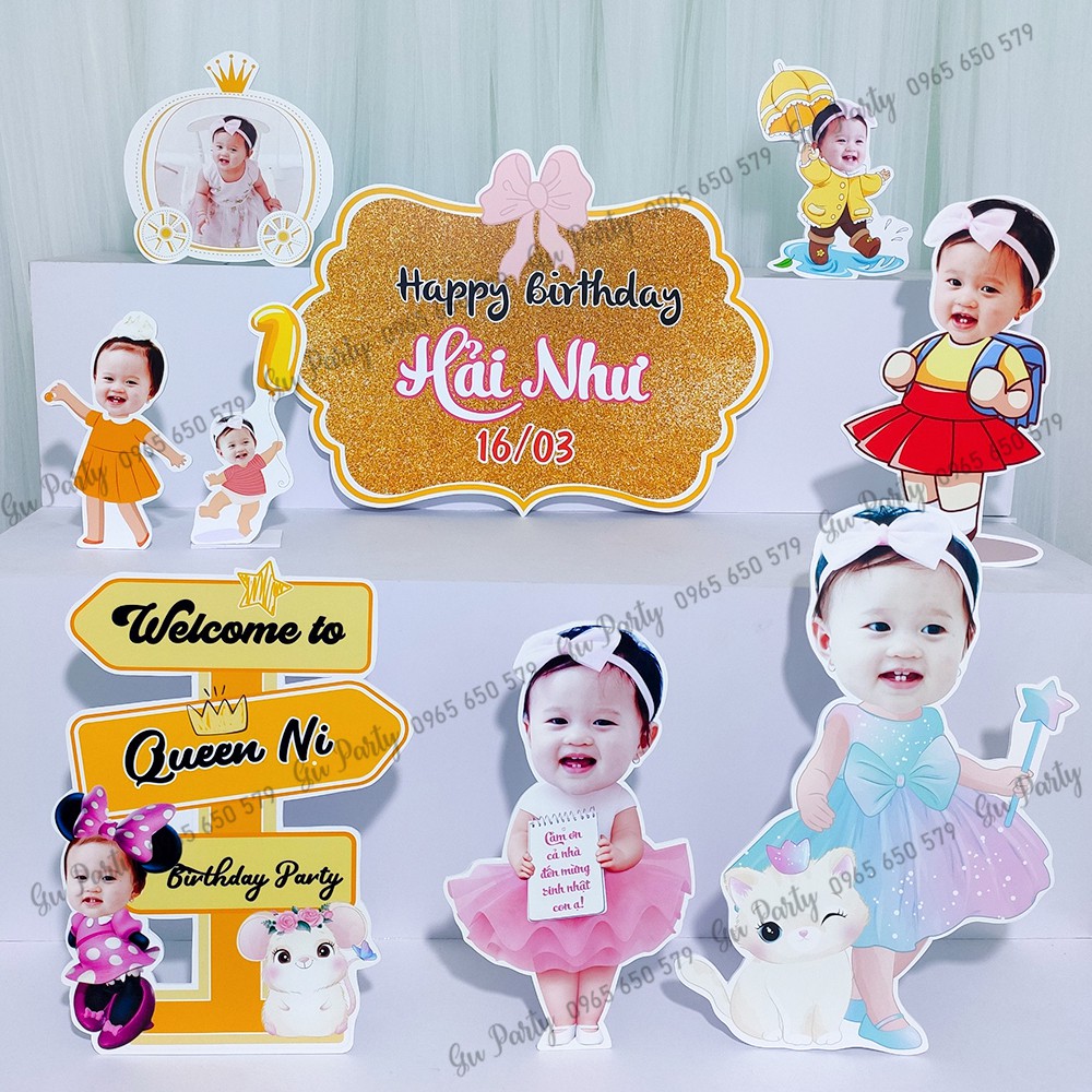 Chibi Thôi Nôi Sinh Nhật Dễ Thương Cho Bé