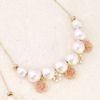 Charm hoa Forget me not làm trang sức NB11