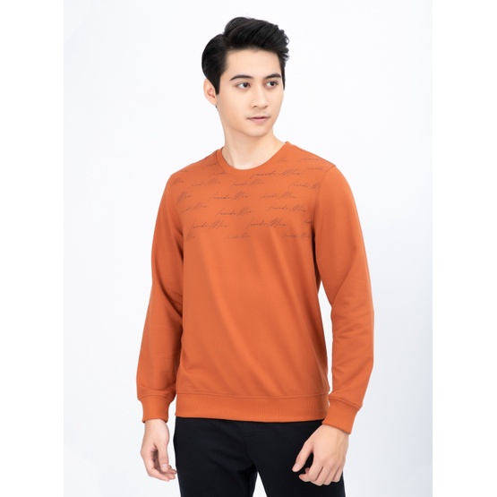 Áo thu đông nam dài tay Insidemen in chữ cổ tròn bo gấu dáng rộng vừa  ISW005W1 ( 3 màu )