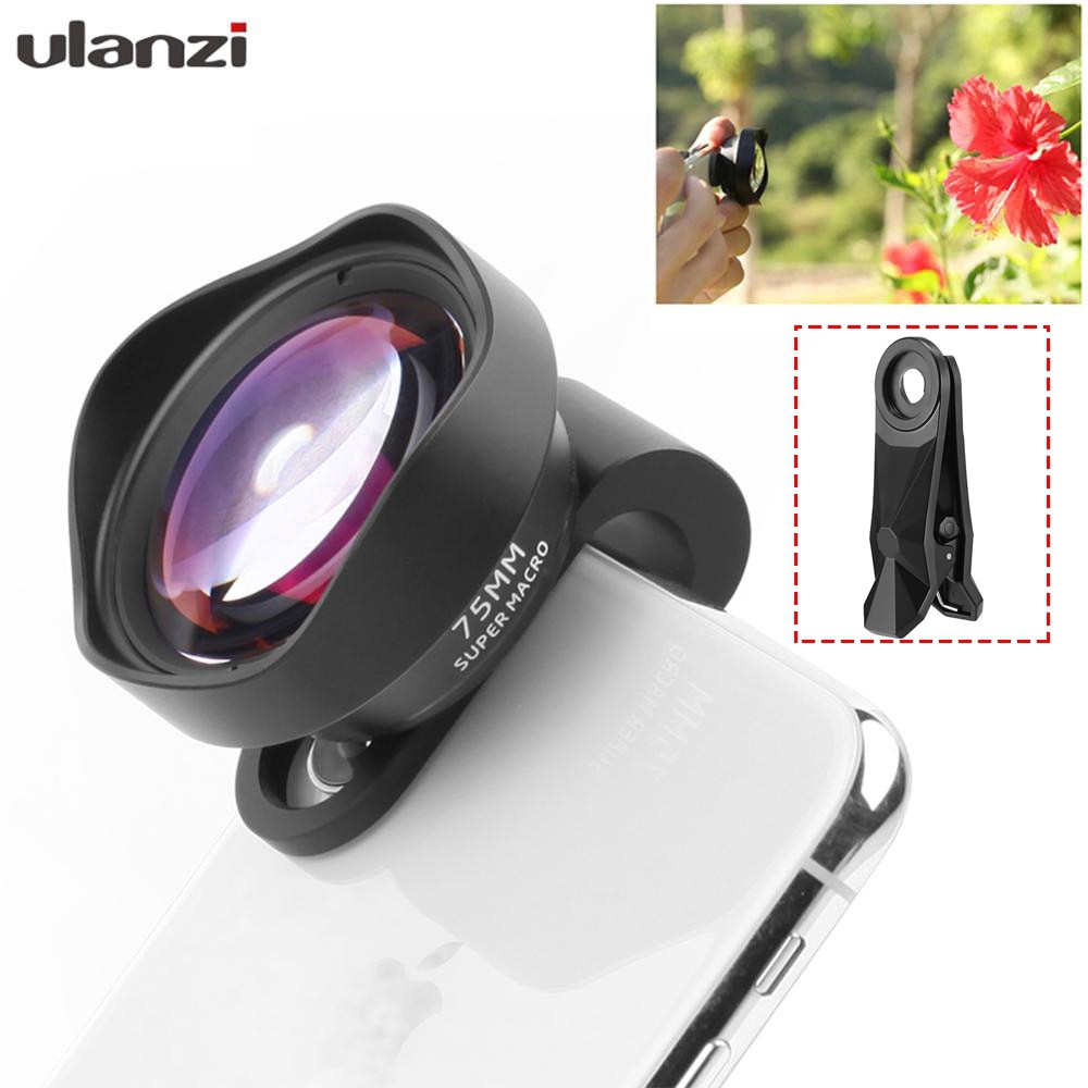 Ống kính Ulanzi super macro 75mm,lens macro 4K,siêu cận cảnh, phù hợp nail, mi, săm môi, mày