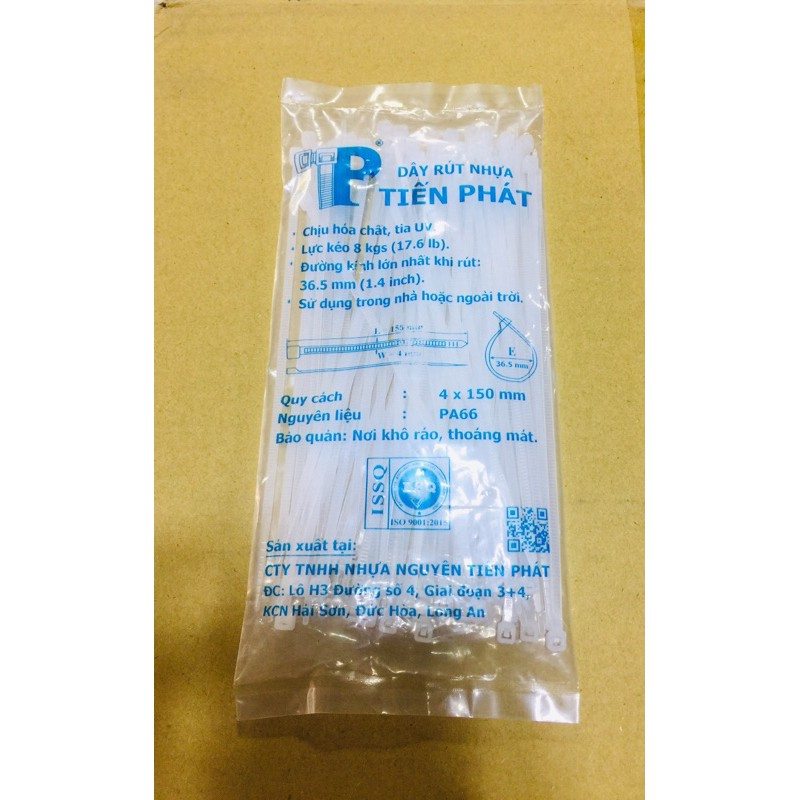 Dây rút-dây thít trắng 10-15-20-25-30-40 cm