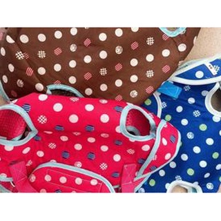 Địu đeo chéo, địu vận chuyển chó mèo vải lưới thoáng khí nhiều màu sắc