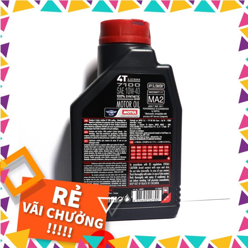 Siêu rẻ Nhớt Motul 7100 10W40 Nhập Khẩu Pháp