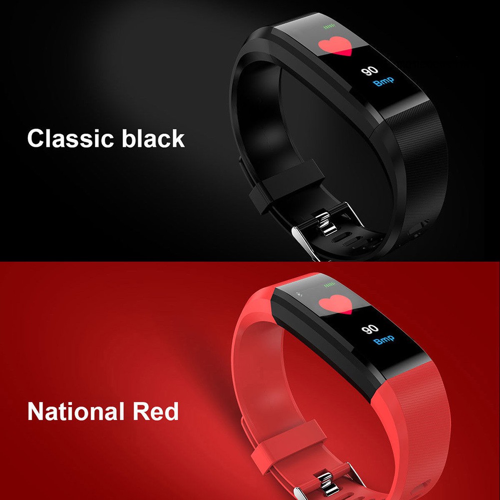 🇻🇳🔥Top sale🔥Mancocostore Blood Pressure Oxygen Heart Rate Fitness Smart Watch Sports Wrist Band Bracelet